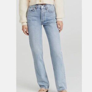 AGOLDE Lana Mid Rise Straight Jeans Size 23